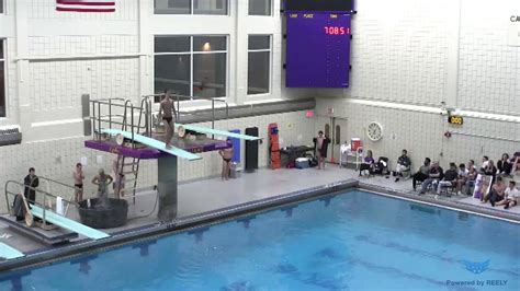 Mens Swimming And Diving Nescac Championship Day 4 Youtube