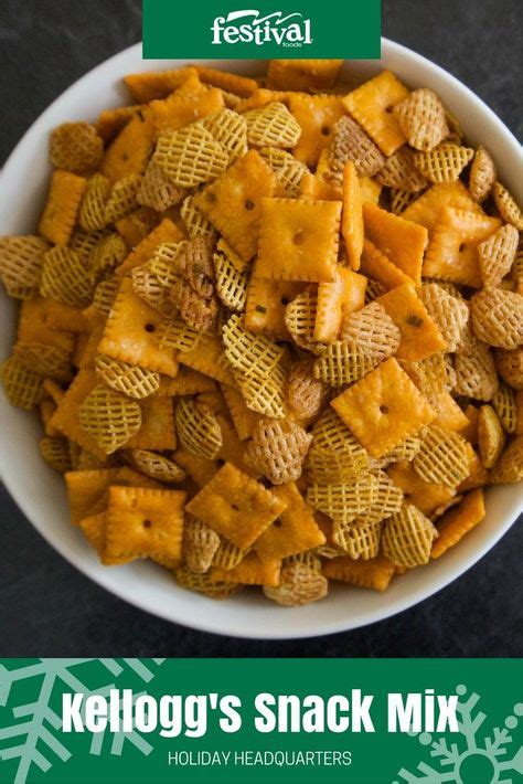 Kelloggs® Crispix® Snack Mix Recipe Cereal Recipes Chex Mix