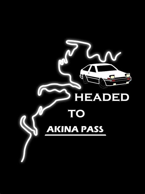 Akina Pass Map T Shirt By Killball3000 Redbubble