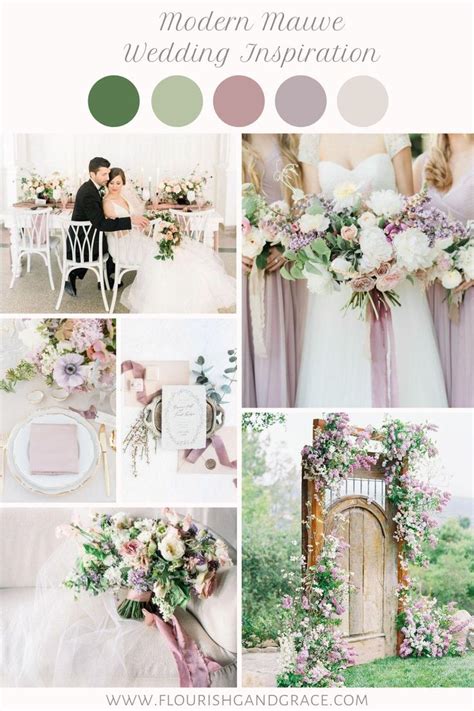 Modern And Romantic Mauve Wedding Flowers Inspiration From Flourish And