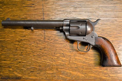 Colt Single Action Army Revolver Civilian Made In 1874 45 Caliber