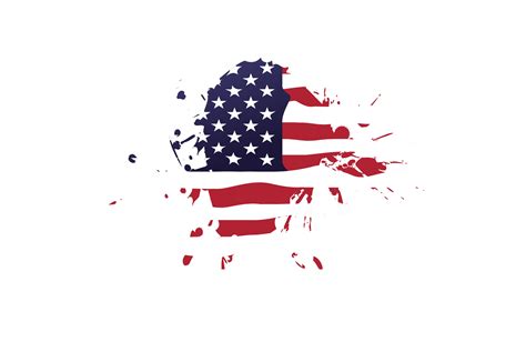 American Usa Flag Vector Graphic By Haque Brothers · Creative Fabrica