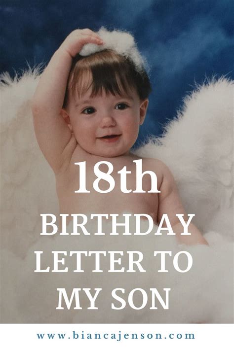 Happy 18th Birthday Letter To My Son Birthdayzg