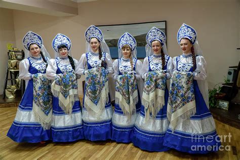 Russian Women In Traditional Costumes C10 Photograph By Eyal Bartov