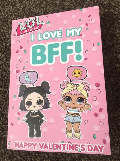 Funny valentine's day messages for friends. L.O.L #BFF valentines surprise - Bizzimummy 🧚‍♀️