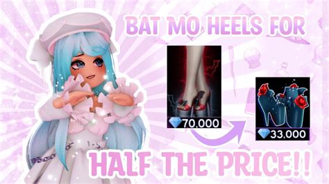 Bat Mo Heels For Half The Price Royale High Glitch Hack Youtube