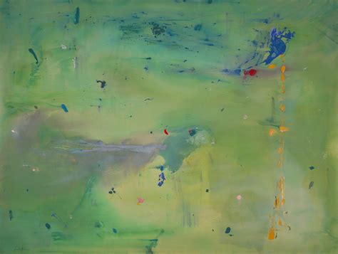 Helen Frankenthaler Is Known For Her Large Scale Paintings Made With