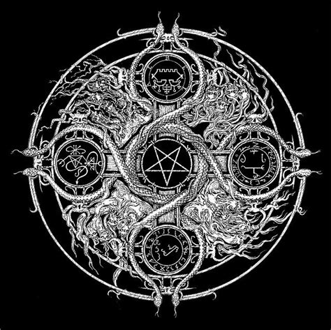 Satanic Occult Art Magic Circles Occult Symbols