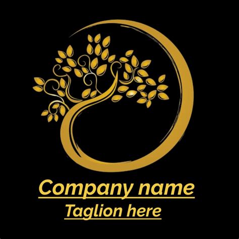 Golden Tree Logo Template Postermywall