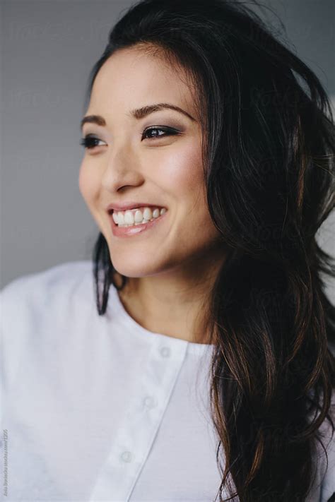 Smiling Asian Girl Portrait By Stocksy Contributor A Model Photographer Stocksy