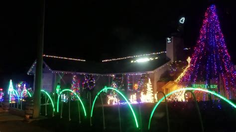 Palmdale California Christmas Light Show Pt 2 Youtube