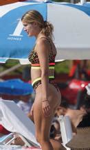 Genie Bouchard Seen In A Thong Bikini At The Beach In Miami Beach