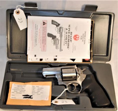 Sold Price Ruger Super Redhawk 45 Colt Cal Revolver Invalid Date Cdt