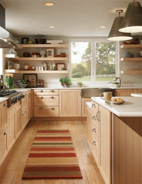 Light Wood Kitchen Cabinets Bring A Sense Of Warmth And Comfort To Your