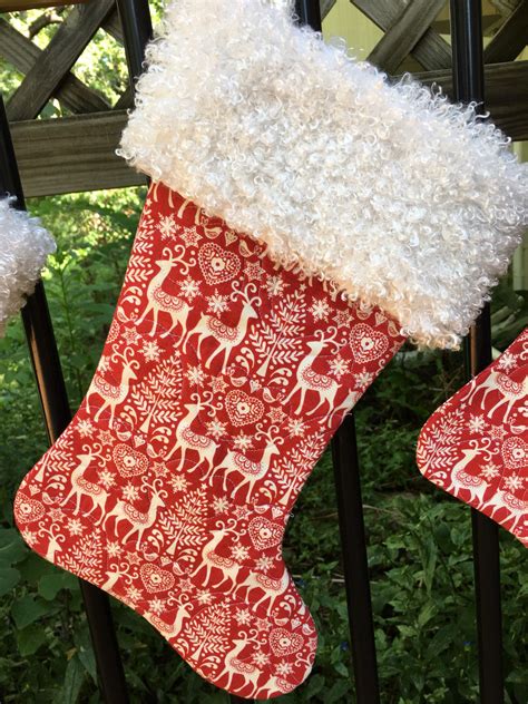 Quilted Christmas Stockings Handmade Heirloom Stockings Quilted