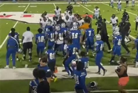 Big Fight At Texas High School Football Game All Players Ejected