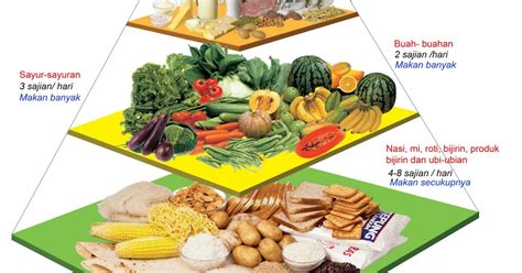 Pengertian, contoh, dan penjelasan piramida makanan. My: Piramid Makanan