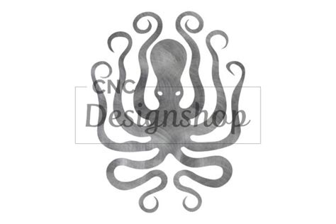 Octopus Outstretched Dxf File For Cnc