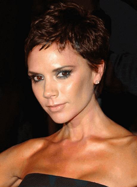 This is an interesting curly take on the pixie cut. Pictures of super short haircuts for women
