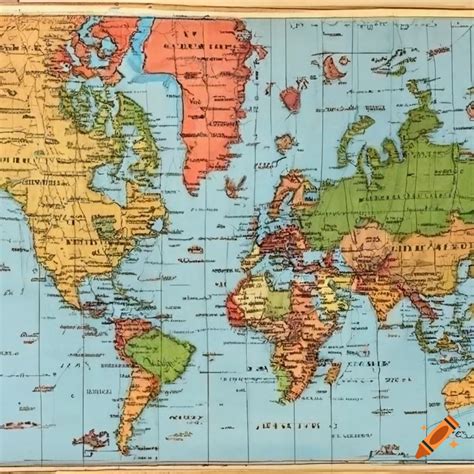 1960 World Map
