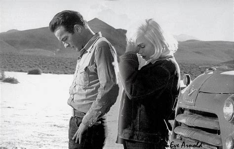 Marilyn Monroe With Montgomery Clift Behind The Scenes Of The