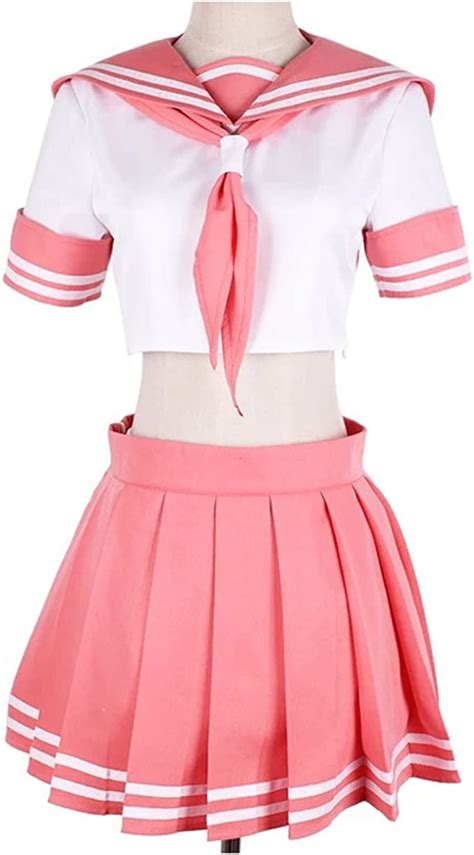 Kacm Girls Sailor Uniform Dress Japanese Anime School