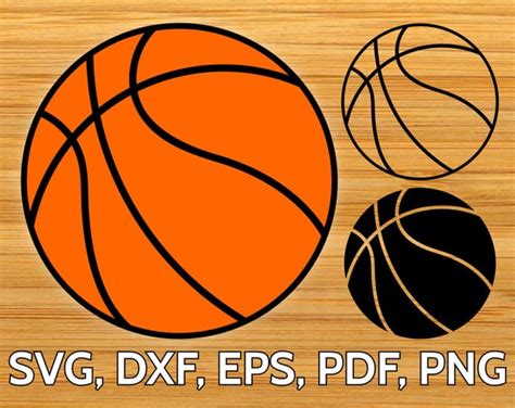 SVG Basketball Ball Cut File Optimized For Cricut Silhouette Etsy