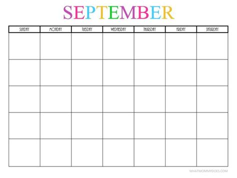 Free Printable Blank Monthly Calendars 2024 2025 Blank Monthly