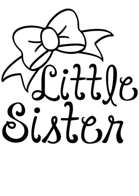 Little Sister SVG File by SouthernPickedDesign on Etsy
