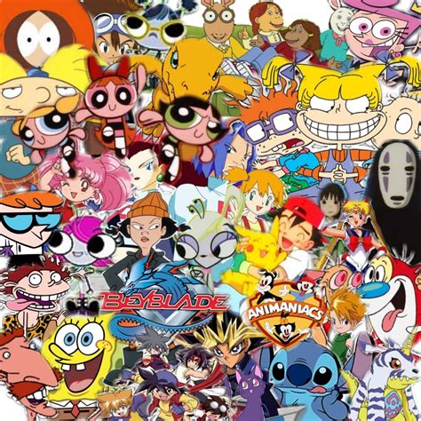 Cartoon Collage Picture You Can Put Your Favorite Pictures Into