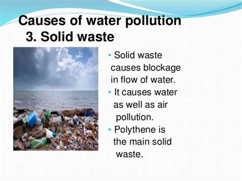 Main Causes Of Water Pollution