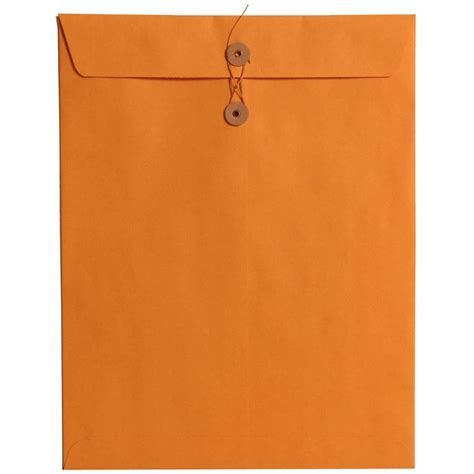 Large Manila Envelope With Button Tie Speakeasy Invite Ideas Pint