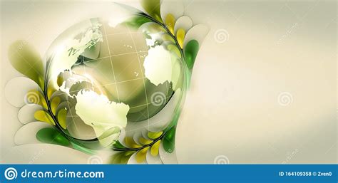 Green World Conceptual Image Stock Illustration Illustration Of Earth
