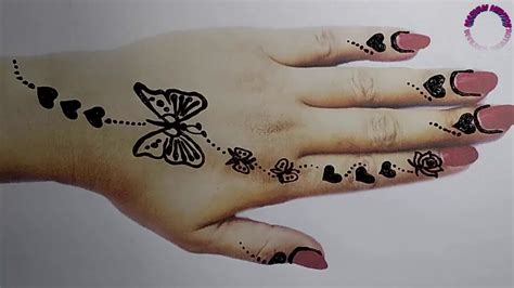 Butterfly Mehndi Design For Hands Butterfly Henna Tattoo Mehandi Ka