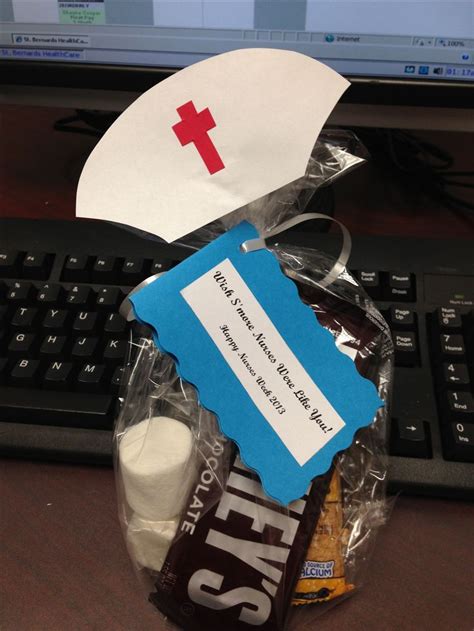 A gift is always appreciated too. Nurse's Week gift | Do it yourself | Pinterest
