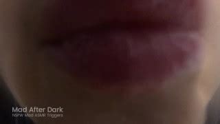 Asmr Lens Ear Licking Kissing And Moaning Close Up Free Milf