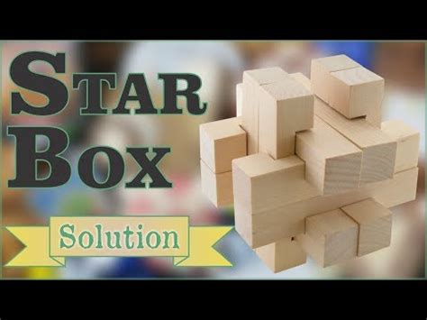 Fourth chinese tea tray project. Solution for Star Box from Puzzle Master Wood Puzzles ...