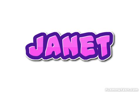 Janet Logo Free Name Design Tool From Flaming Text