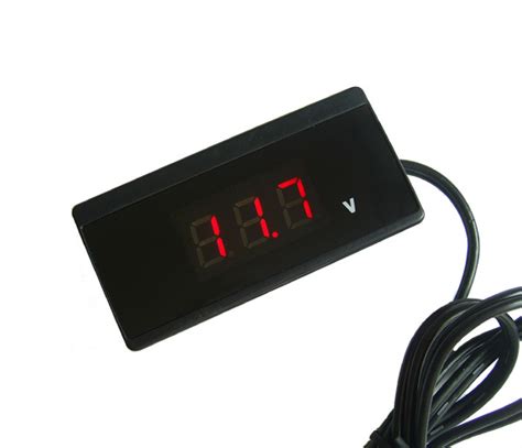 China Car Lcd Battery Voltage Meter Monitor 12v24v