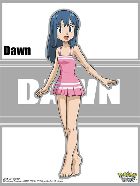 Dawn By Krizart Da Pokemon Manga Sexy Pokemon Pokemon Waifu