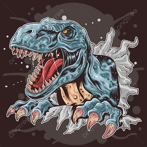 Vector De Dinosaurio T Rex Png Dibujos Imágenes Prediseñadas De Dino
