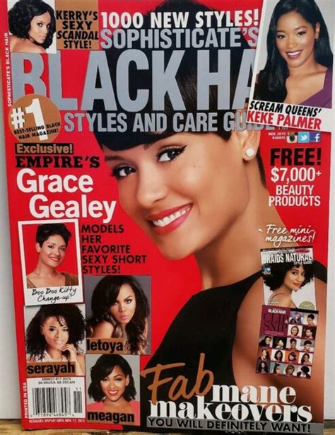 Sophisticates Black Hair Styles And Care Guide Nov 2015 Free Shipping