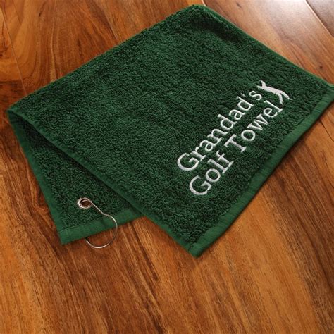 Personalised Golf Towels Personalised Ts Embroidered Golf Towel