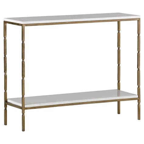 Enjoy free shipping on most stuff, even big stuff. Tylor Regency Seagrass Brushed Brass Console Table | Kathy ...