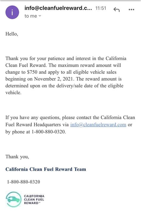 California Fuel Rebate