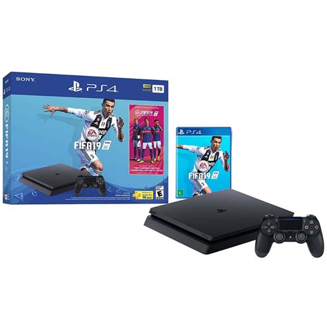 A new year brings new games and new possibilities. Consola PS4 slim 1TB + Fifa 2019 - geant