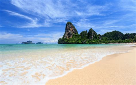 Railay Beach In Thailand Wallpaper For Widescreen Desktop Pc 1920x1080