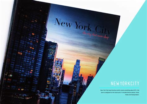New York Travel Brochure Graphicsbeam