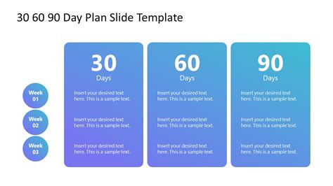 30 60 90 Day Plan Template Design For Powerpoint Slidemodel