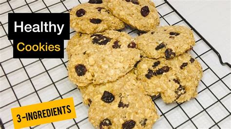 Recipe by simply fresh cooking. 3 ingredient Banana Oatmeal Cookies (Healthy Recipe) - YouTube